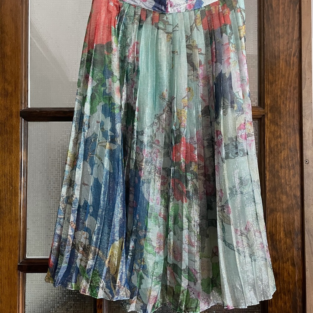 Plated skirt by Hemant & Nandita at Anthropology.